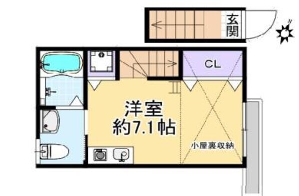 クレオ東大泉の物件間取画像